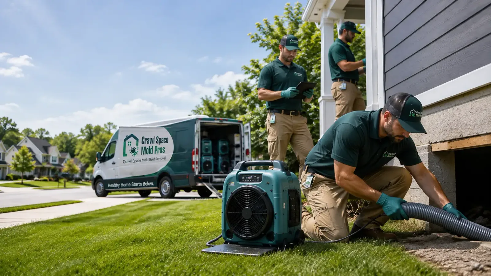 Crawl Space Mold Removal in Shepherd, MI